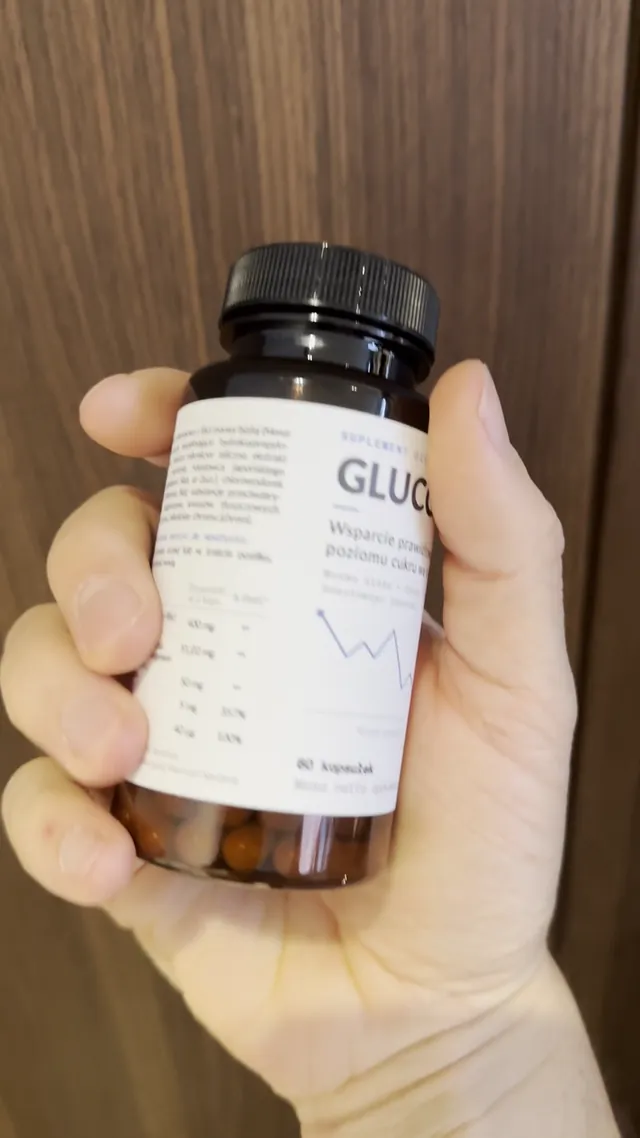 Kadr z nagrania opakowania Glucoven
